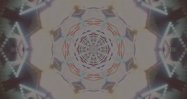 कैलाइडोस्कोप नियोन टनल स्क्रीनसेवर 4K UHD 60fps VJ Loop