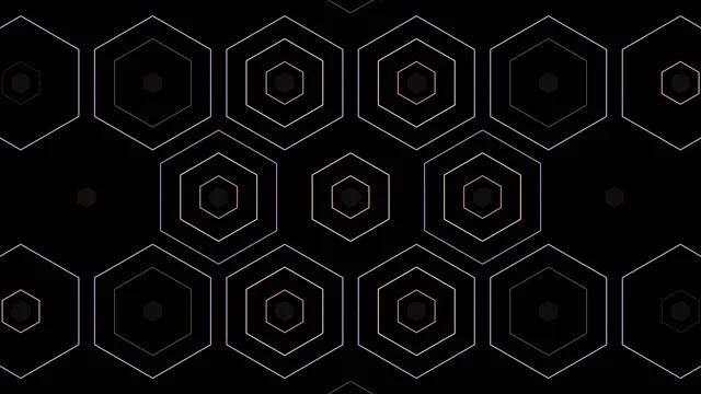 Luxury Hexagon Pattern 4K UHD Motion Background