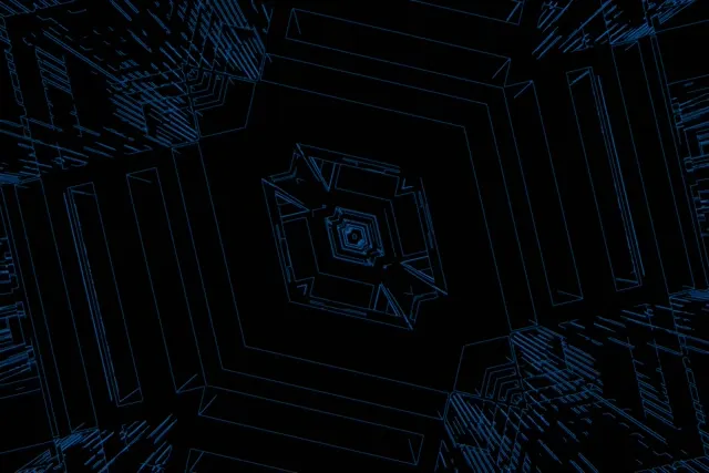 Неонова Тунель Рожева Геометрична Вортекс VJLoops 60fps 3:2 Surface Заставка