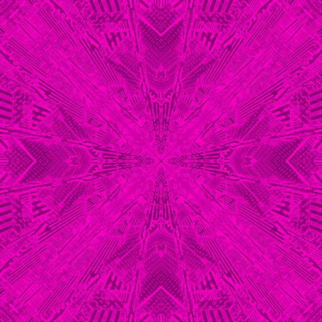Túnel de Neó Explosió Calidoscopi Magenta VJ Loop 1:1 Quadrat 60fps Estalvi de Pantalla