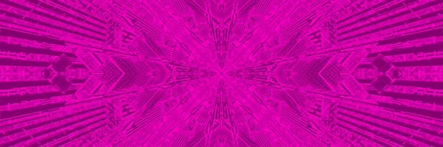 Neonowy Tunel Magenta Kalejdoskop Wybuch VJ Loop 3:1 Triple Wide 60fps Wygaszacz