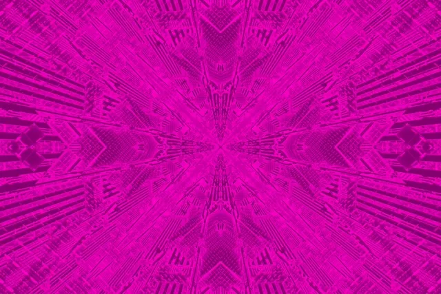 Tunnel ya Neon Magenta Kaleidoscope Burst VJ Loop 3:2 Surface 60fps Screensaver