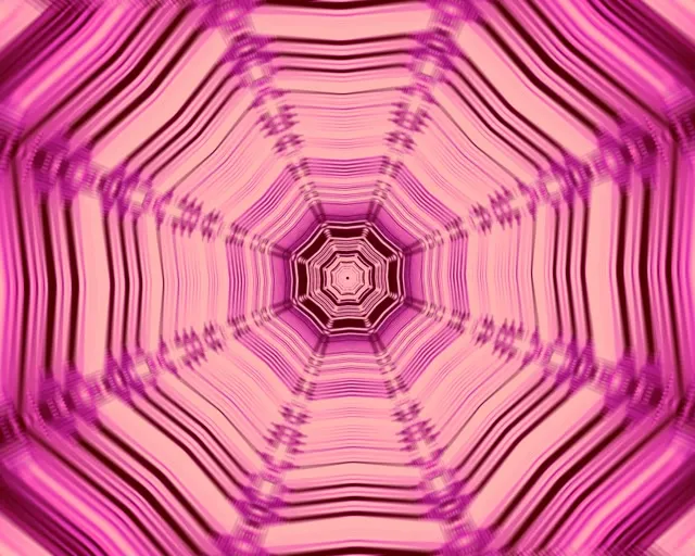 Neon Tunnel Pink Octagon Vortex Vj Loop 5:4 industrial 60fps Screensaver