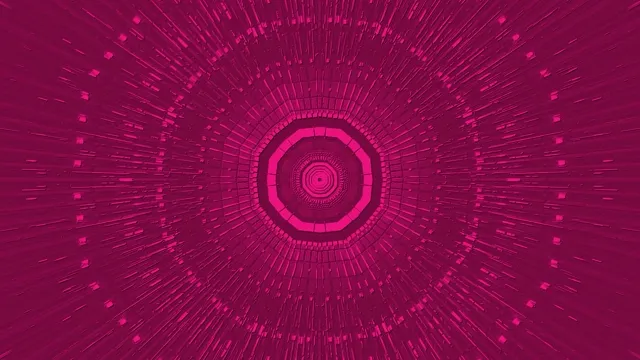 マゼンタ渦ネオントンネル 4K UHD 60fps スクリーンセーバー PC