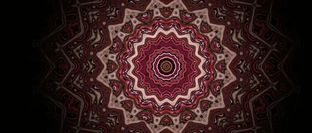 Neon Tunnel Fractal Star Mandala Vj Loop 21:9 Ultrawide 60fps Screensaver