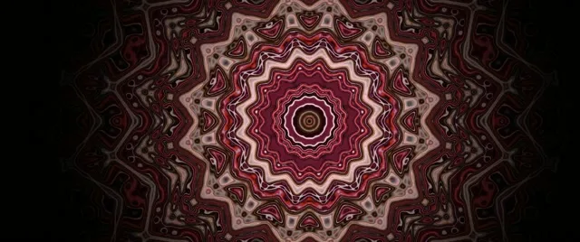 Túnel Neón Caleidoscopio Estrella Explosión 2.39:1 Cinemascope 60fps Salvapantallas VJ Loop