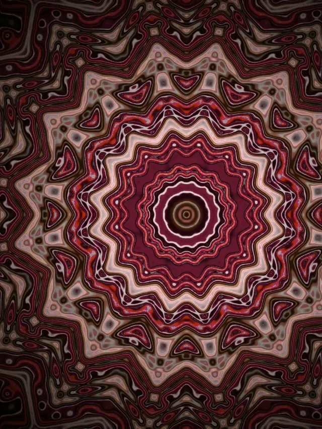 Neoninės tunellis kaleidoskopas žvaigždė sprogimas VJLoops 3:4 iPad vertikalus 60fps ekrano užraktis