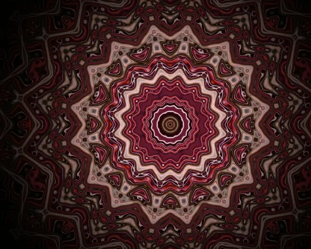 Neona Tuneļa Mandalas Zvaigžņu Virpulis 5:4 industrial 60fps Ekrānsaudzētājs VJ Loop