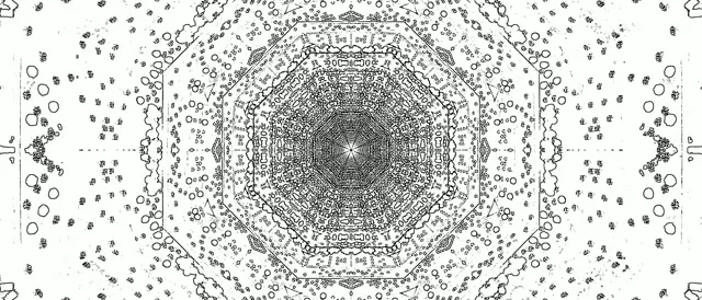 Neon Tunnel Octagon Vortex Screensaver 21:9 Ultrawide 60fps Vj Loop