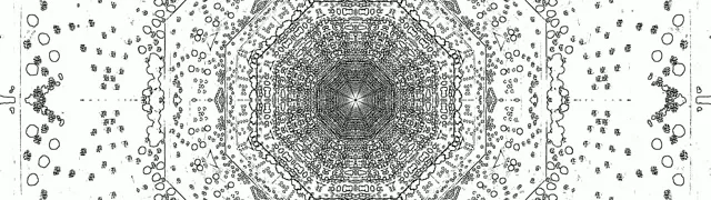 تونل نئون هشت ضلعی گرداب VJLoops 60fps 32:9 فوق فوق عریض محافظ صفحه