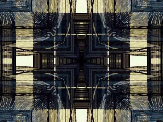 Grid Drychol Twnnel Neon VJLoops 4:3 Clasurol 60fps Arbed Sgrin