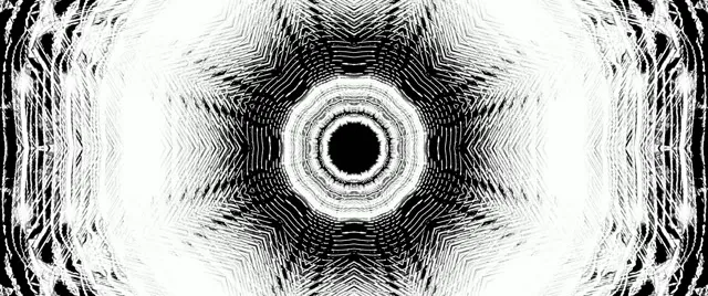 Neon Tunnel Kaleidoscope Eye Vortex VJ Loop 2.39:1 Cinemascope 60fps Screensaver