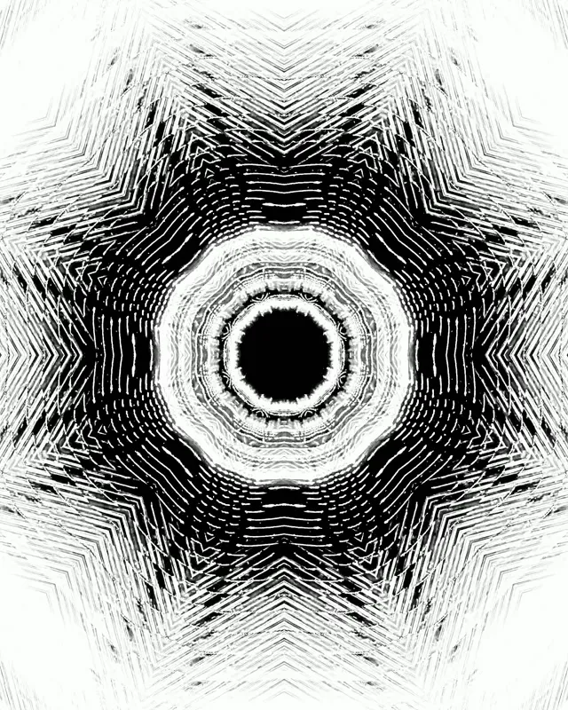 Neon Tunnel Star Mandala Vortex VJ Loop 4:5 Instagram 60fps Screensaver