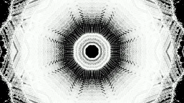 Монохромна Спирала Неонов Тунел Скрийнсейвър 4K UHD 60fps Жив Тапет