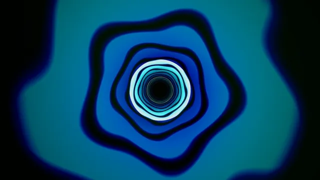Neon Blue Spiral Portal â€“ Abstract 4K Motion