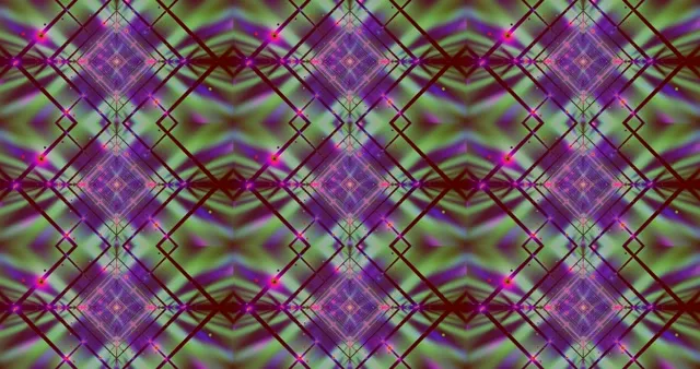 Neon Grid VJ Loop | Colorful Diamond Pattern Screensaver 4K 60fps