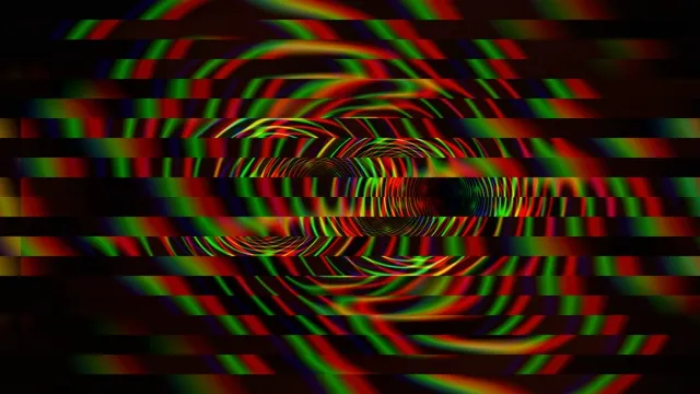 Neon Spiral Tunnel VJ Loop 4K Ultra HD