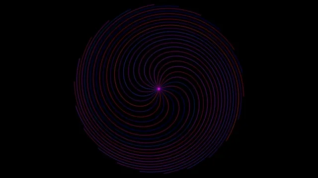 Neon Spiral Vortex - Abstract 4K Motion Graphics