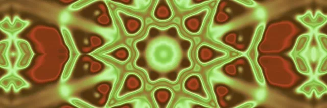 Neon Tunnel 3:1 Triplewide 60fps Screensaver | VJLoops Loop Pulsujący Kaleidoscope