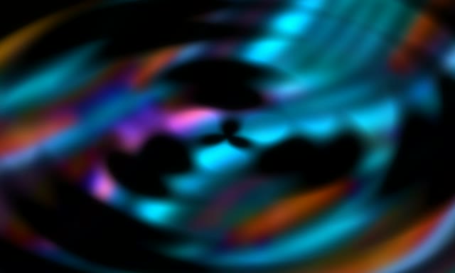 Neon Tunnel 5:3 Wide 60fps Screensaver - Cyan Blue Purple Motion Loop VJ