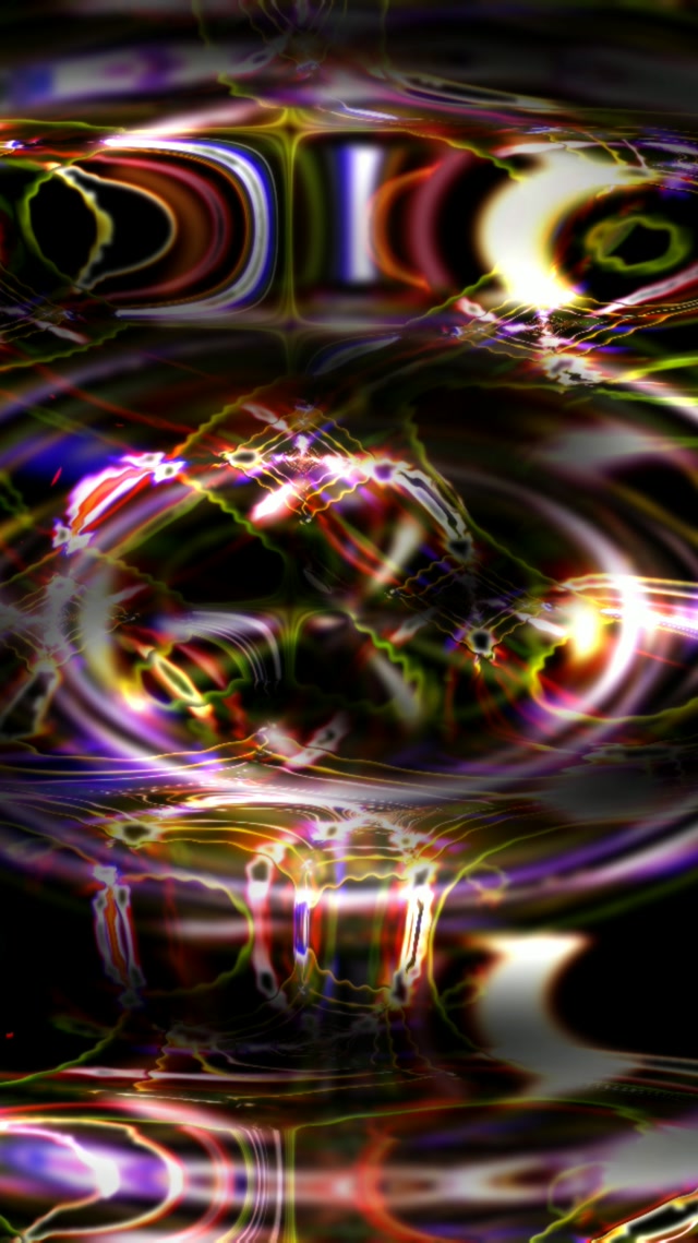 Neon Tunnel 60fps Purple Blue Light Waves VJ Loop Animation