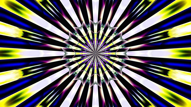 Neon Tunnel 60fps - Radiant Lines Starburst Motion Graphics