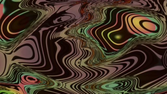 Neon tunnel 60fps swirling green brown liquid vj loop motion background