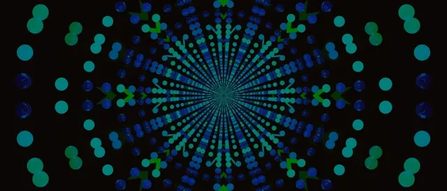 Neon Tunnel Dot Burst Kaleidoscope VJ Loop 21:9 Ultrawide 60fps Screensaver