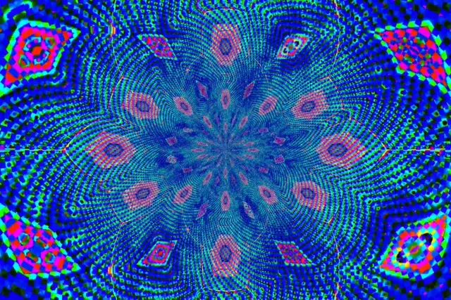 Neon Tunnel Blauer Spiral Vortex VJ Loop 3:2 Surface 60fps Bildschirmschoner
