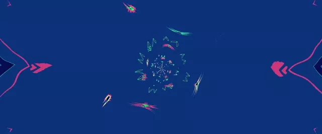 تونل نئون آبی صورتی مارپیچ اسکرین سیور 2.39:1 Cinemascope 60fps VJ Loop