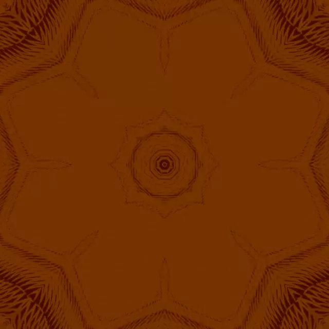 Neon Tunnel Brown Mandala Vortex VJ Loop 1:1 Square 60fps Screensaver