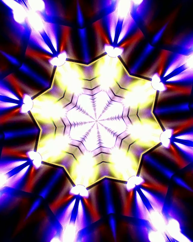 Túnel de Neón Caleidoscopio Explosión VJLoops 4:5 Instagram 60fps Protector de Pantalla