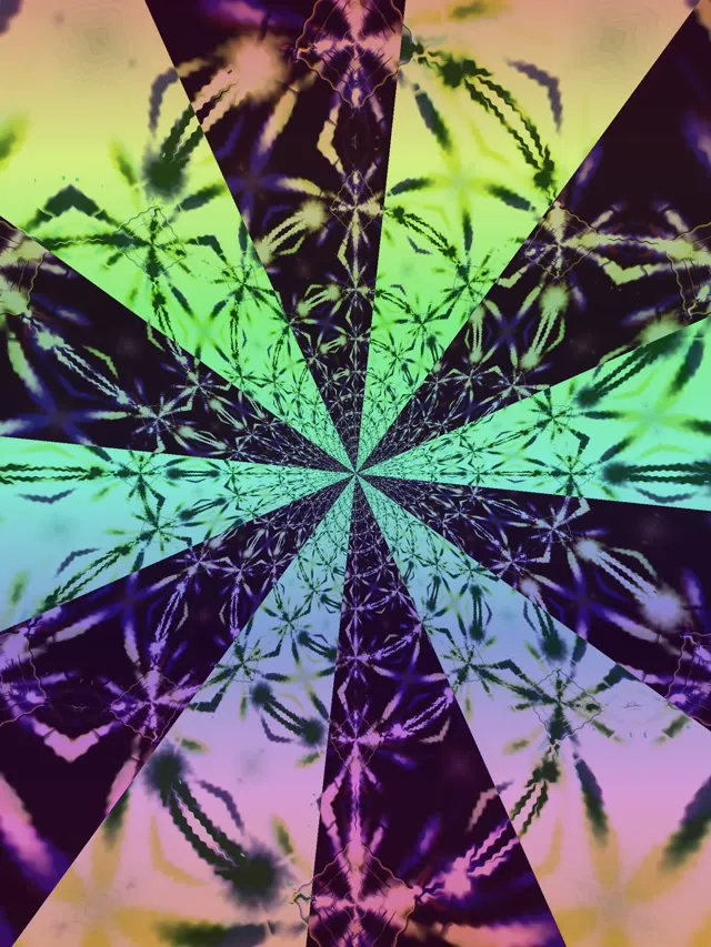 Neon Tunnel Kaleidoskop Web Udbrud VJ Loop 3:4 iPad Portrait 60fps Pauseskærm