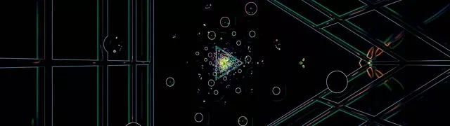 Terowongan Neon Lingkaran 32:9 Super Ultrawide 60fps Screensaver VJ Loop