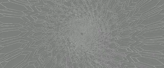 تونل نئون گردابه شیشه ترک خورده VJ Loop 2.39:1 Cinemascope 60fps محافظ صفحه