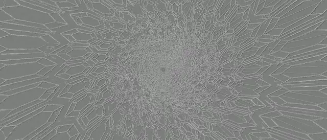 Neon Tunnel Crystal Fractal Burst VJ Loop 21:9 Ultrawide 60fps Screensaver