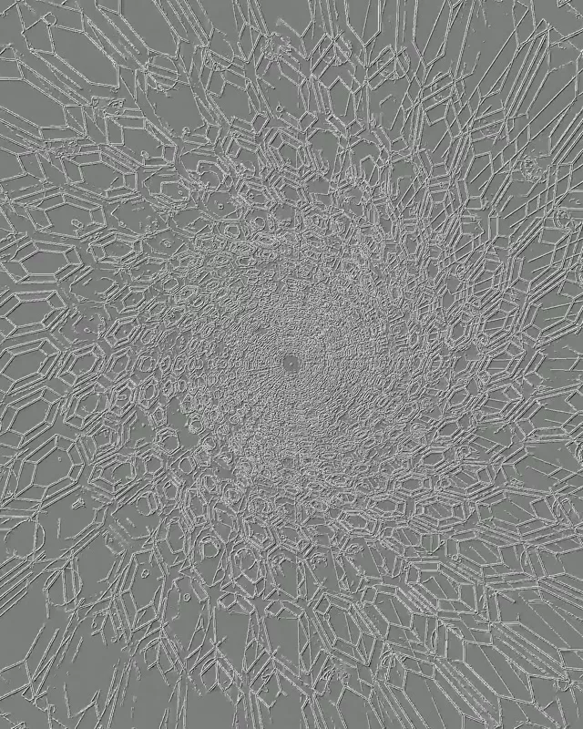 Neon Tunel Kristal Hexagono Zurrunbilo Pantaila-babeslea 4:5 Instagram 60fps VJLoops