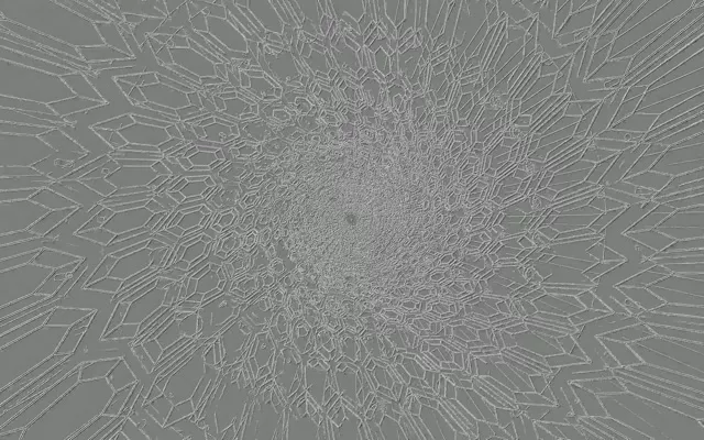 Neon Tunel Kristal Poligon Eksplozija VJ Loop 60fps 16:10 MacBook Čuvar Ekrana