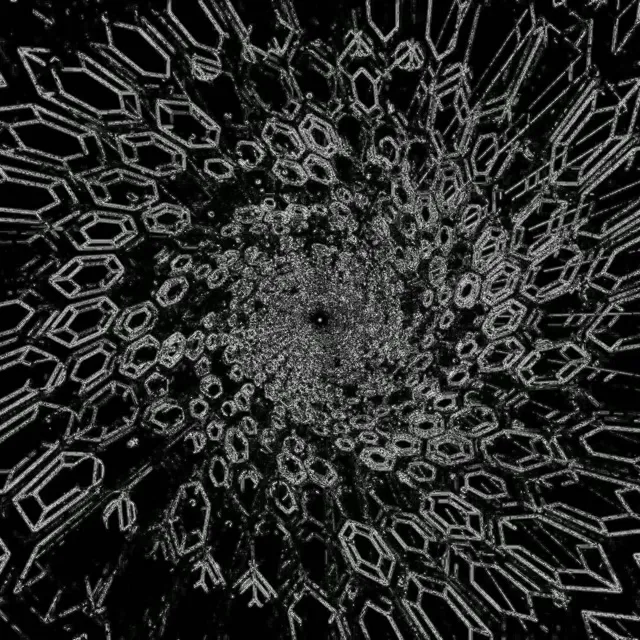 อุโมงค์นีออน คริสตัล สกรีนเซฟเวอร์ 1:1 Square 60fps VJ Loop