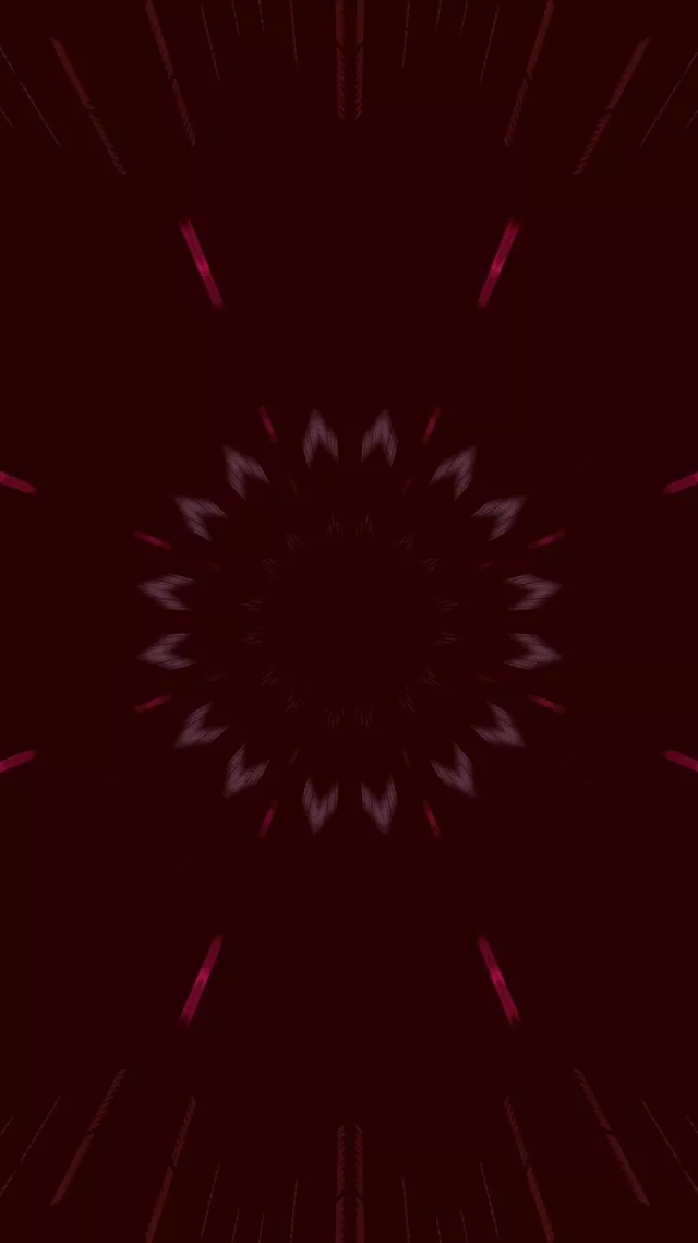 انفجار گل تیره سرخابی تونل نئون 9:16 ریلز 60fps محافظ صفحه VJLoops