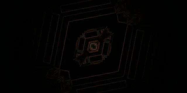 Neon Tunnel Rotating Diamond Vortex VJ Loop 2:1 Univisium 60fps Screensaver