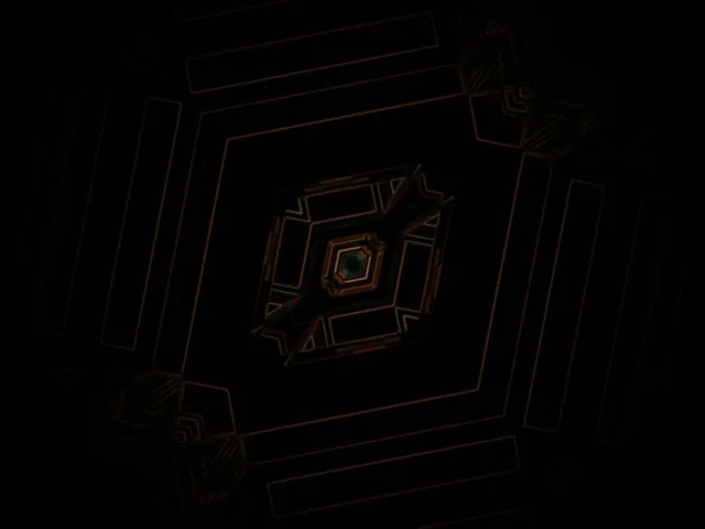 Tunnel Neon Vortice Diamante Rotante VJ Loop 4:3 Classic 60fps Screensaver