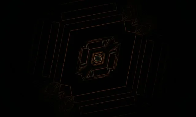 Tunel Neonowy Wirujący Diamentowy Wir VJ Loop 5:3 Wide 60fps Wygaszacz Ekranu