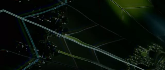 Neon Tunnel Hexagon Grid Vj Loop 21:9 Ultrawide 60fps Screensaver