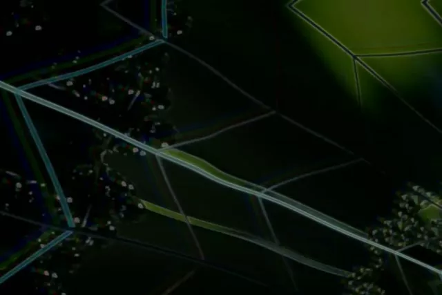 Tunel Neon Grilă Strălucitoare VjLoops 3:2 Surface 60fps Screensaver