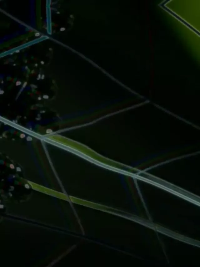 Terowong Neon Grid Glitch VJLoops 3:4 iPad Potret 60fps Screensaver