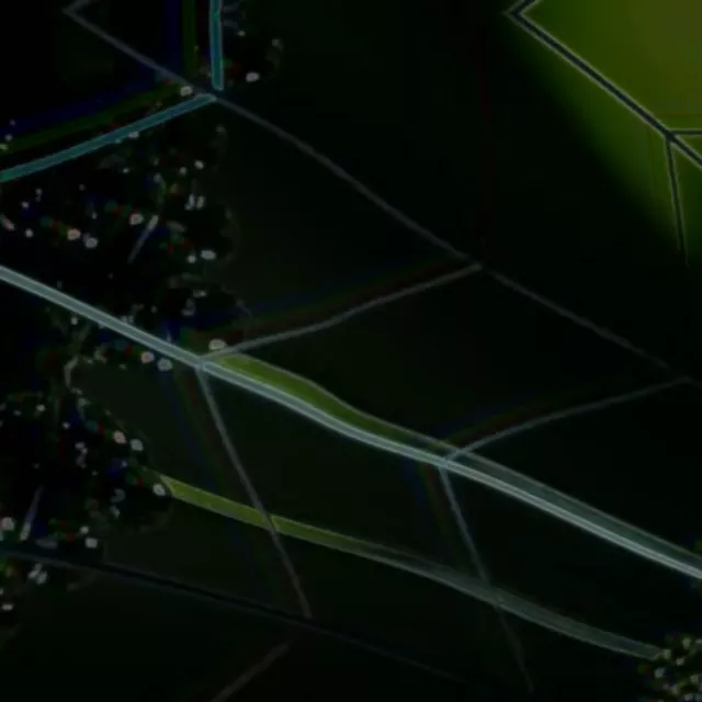 Túnel de Neó Graella Hexàgon Fosca VJ Loop 1:1 Quadrat 60fps Estalviapantalles