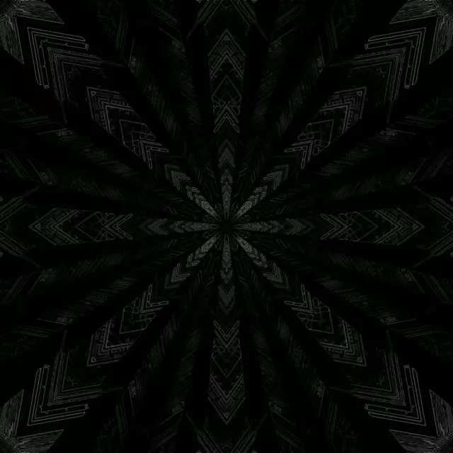 Neonový Tunel Tmavý Kaleidoskop Hvězdný Výbuch VJ Loop 1:1 Čtvercový 60fps Spořič