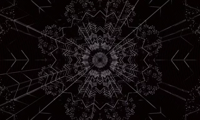 نفق نيون كاليدوسكوب مظلم انفجار نجمة VJ Loop 5:3 عريض 60fps حافظة شاشة