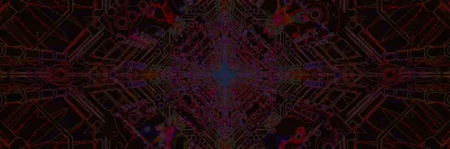 네온 터널 빨강 사이버 만다라 3:1 트리플 와이드 60fps 화면보호기 Vj Loop